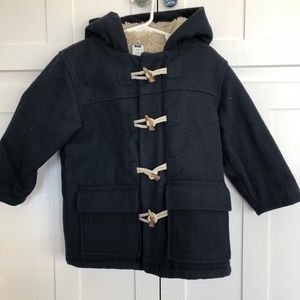 Gap duffle coat, boys.
